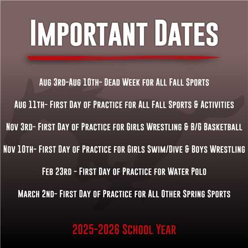 Important Dates